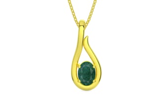 Panchdhatu Emerald Pendant Prime Quality (P9)