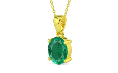 Panchdhatu Emerald Pendant Rare Quality (P10)