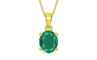 Panchdhatu Emerald Pendant Rare Quality (P10)