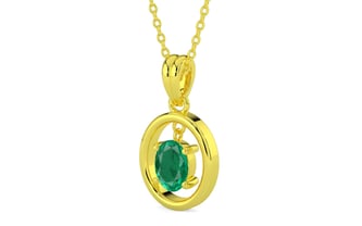 Panchdhatu Emerald Pendant Rare Quality (P2)