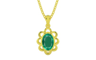 Panchdhatu Emerald Pendant Rare Quality (P3)