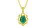 Panchdhatu Emerald Pendant Rare Quality (P3)