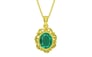Panchdhatu Emerald Pendant Rare Quality (P5)