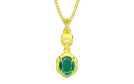 Panchdhatu Emerald Pendant Rare Quality (P6)