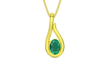 Panchdhatu Emerald Pendant Rare Quality (P9)