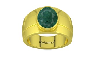 Panchdhatu Emerald Ring Prime Quality (R1)