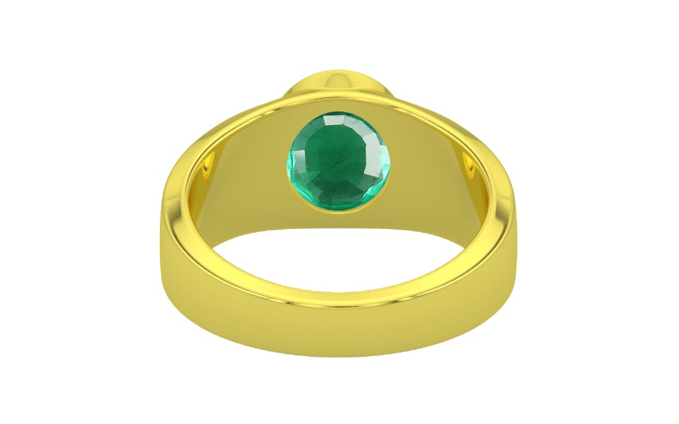 Panchdhatu Emerald Ring Rare Quality (R10)