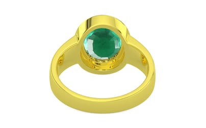 Panchdhatu Emerald Ring Rare Quality (R3)