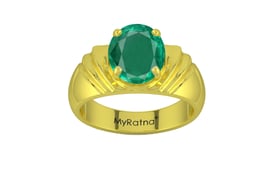 Panchdhatu Emerald Ring Rare Quality (R4)