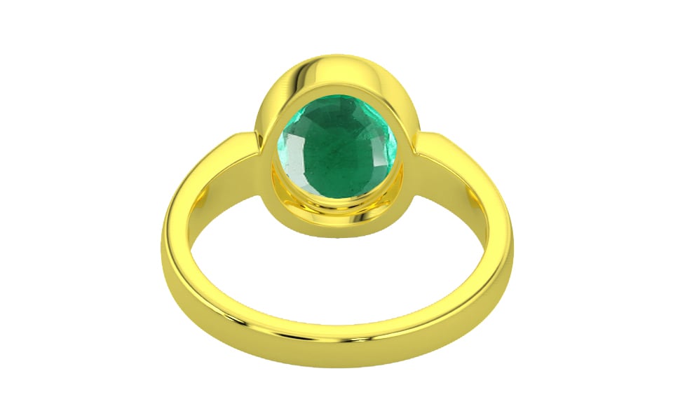 Panchdhatu Emerald Ring Rare Quality (R6)
