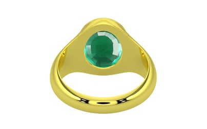 Panchdhatu Emerald Ring Rare Quality (R7)