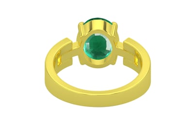 Panchdhatu Emerald Ring Rare Quality (R8)