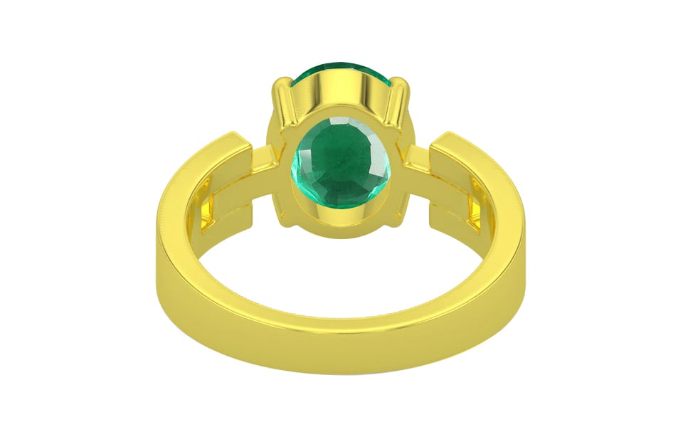 Panchdhatu Emerald Ring Rare Quality (R8)
