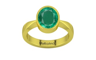 Panchdhatu Emerald Ring Rare Quality (R9)