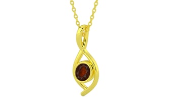 Panchdhatu Hessonite Garnet Pendant Fine Quality (P1)
