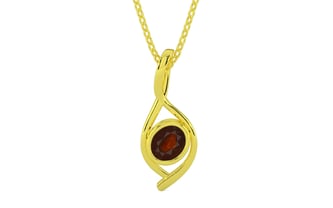 Panchdhatu Hessonite Garnet Pendant Fine Quality (P1)