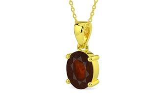 Panchdhatu Hessonite Garnet Pendant Fine Quality (P10)
