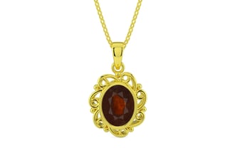 Panchdhatu Hessonite Garnet Pendant Fine Quality (P5)