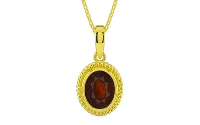 Panchdhatu Hessonite Garnet Pendant Fine Quality (P7)