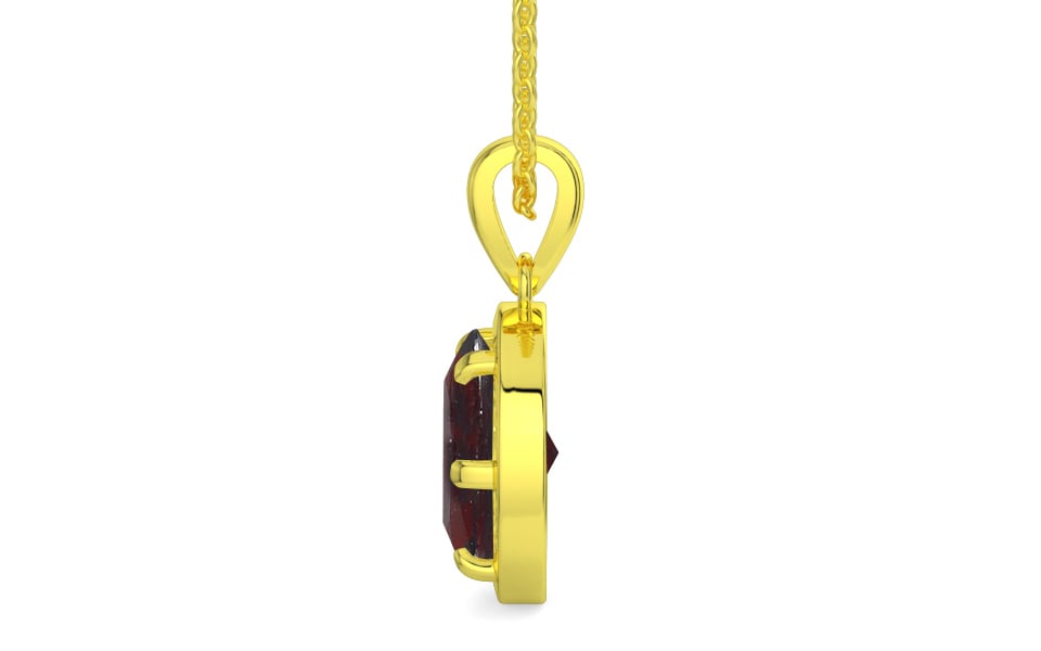 Panchdhatu Hessonite Garnet Pendant Fine Quality (P8)