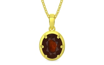 Panchdhatu Hessonite Garnet Pendant Fine Quality (P8)