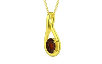 Panchdhatu Hessonite Garnet Pendant Fine Quality (P9)