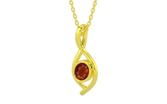 Panchdhatu Hessonite Garnet Pendant Limited Quality (P1)