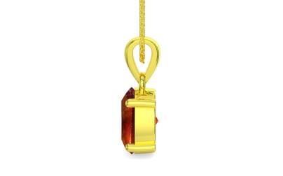 Panchdhatu Hessonite Garnet Pendant Limited Quality (P10)