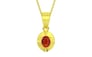 Panchdhatu Hessonite Garnet Pendant Limited Quality (P11)
