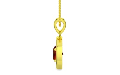 Panchdhatu Hessonite Garnet Pendant Limited Quality (P2)