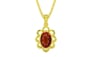 Panchdhatu Hessonite Garnet Pendant Limited Quality (P3)