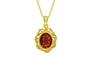Panchdhatu Hessonite Garnet Pendant Limited Quality (P5)