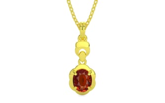 Panchdhatu Hessonite Garnet Pendant Limited Quality (P6)