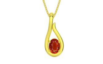 Panchdhatu Hessonite Garnet Pendant Limited Quality (P9)