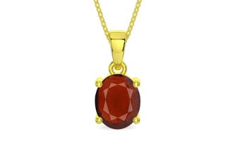 Panchdhatu Hessonite Garnet Pendant Prime Quality (P10)