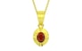 Panchdhatu Hessonite Garnet Pendant Prime Quality (P11)