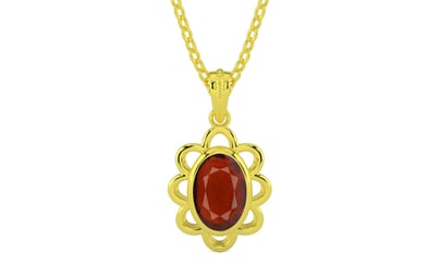 Panchdhatu Hessonite Garnet Pendant Prime Quality (P3)