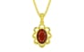 Panchdhatu Hessonite Garnet Pendant Prime Quality (P3)