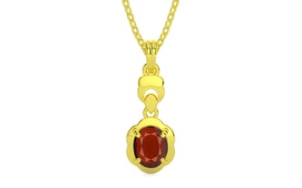 Panchdhatu Hessonite Garnet Pendant Prime Quality (P6)