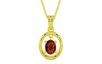 Panchdhatu Hessonite Garnet Pendant Rare Quality (P2)