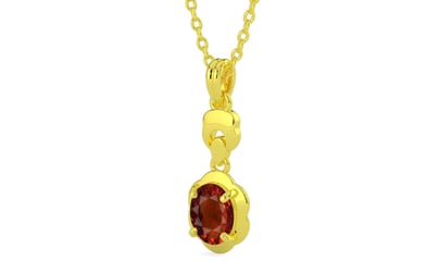 Panchdhatu Hessonite Garnet Pendant Rare Quality (P6)