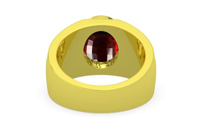 Panchdhatu Hessonite Garnet Ring Fine Quality (R1)