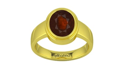 Panchdhatu Hessonite Garnet Ring Fine Quality (R3)