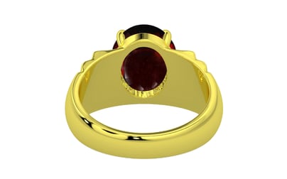 Panchdhatu Hessonite Garnet Ring Fine Quality (R4)