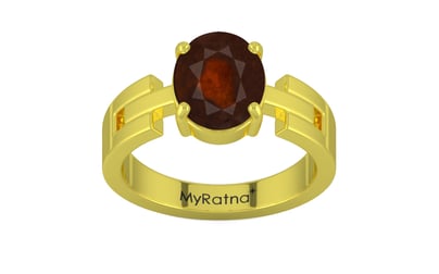 Panchdhatu Hessonite Garnet Ring Fine Quality (R8)