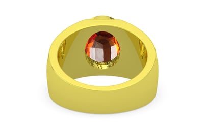Panchdhatu Hessonite Garnet Ring Limited Quality (R1)