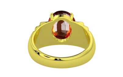 Panchdhatu Hessonite Garnet Ring Limited Quality (R4)