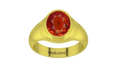 Panchdhatu Hessonite Garnet Ring Limited Quality (R7)