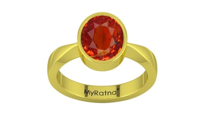 Panchdhatu Hessonite Garnet Ring Limited Quality (R9)