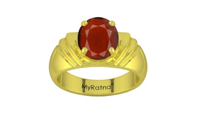 Panchdhatu Hessonite Garnet Ring Prime Quality (R4)